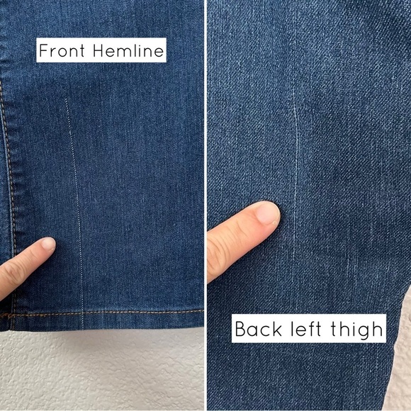 NYDJ Liftuck Blue Denim Modern Bootcut Jeans, Size 12 - Picture 11 of 12